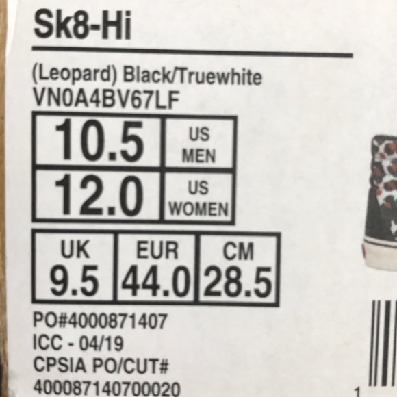 VANS SK8 HIGH TOP BRAND NEW - Picture 15 of 16